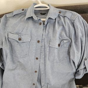 H&M Mens Blue Shirt